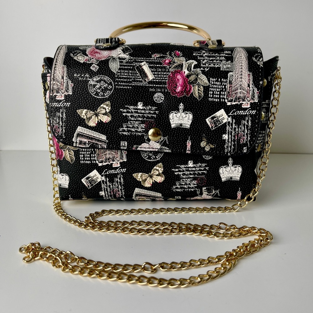 Girly London & Paris Inspired Purse